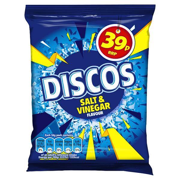 KP Discos - Salt & Vinegar (28g) - Candy Bouquet of St. Albert