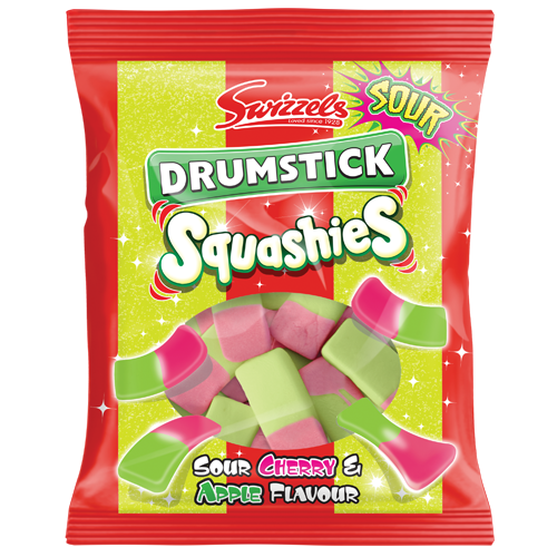 Swizzels Sour Cherry & Green Apple Squashies (160g) - Candy Bouquet of St. Albert