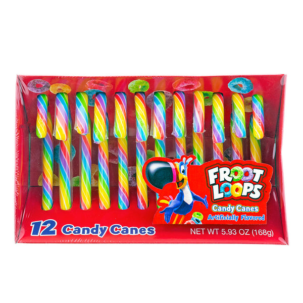 Fruit Loops Candy Canes (12 Count) - Candy Bouquet of St. Albert