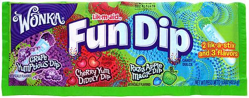 Lik-M-Aid Fun Dip - Cherry, Blue Razz & Grape (40.5g) - Candy Bouquet of St. Albert