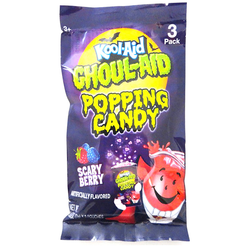 Kool-Aid Ghoul-Aid Popping Candy 3-Pack - Scary Berry (21g) - Candy Bouquet of St. Albert