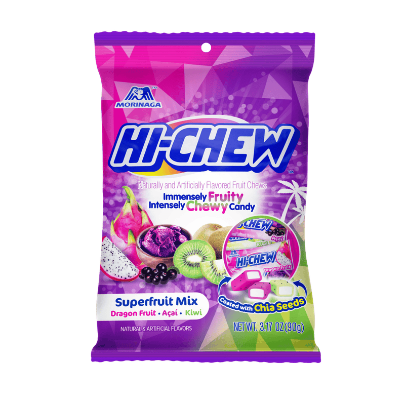 Hi-Chew Superfruit Mix - Dragonfruit, Acai & Kiwi (90g) - Candy Bouquet of St. Albert