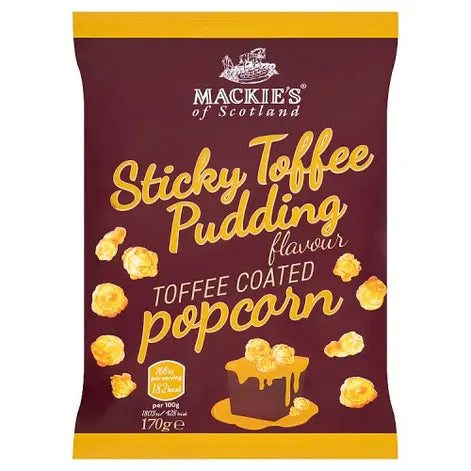 Mackie's of Scotland - Sticky Toffee Pudding Popcorn (155g) - Candy Bouquet of St. Albert