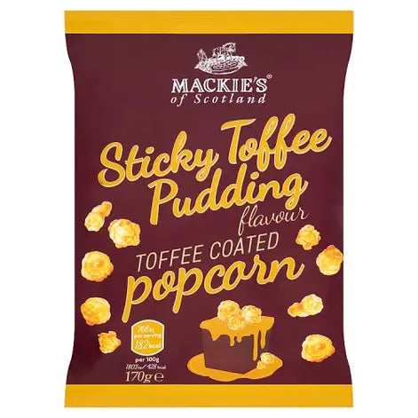 Mackie's of Scotland - Sticky Toffee Pudding Popcorn (155g) - Candy Bouquet of St. Albert