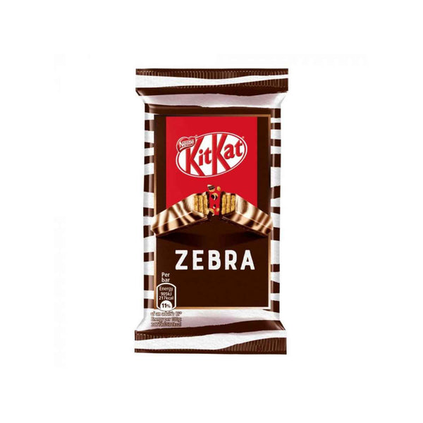 Nestlé® Kit Kat Zebra White & Dark Chocolate (42g) - Candy Bouquet of St. Albert