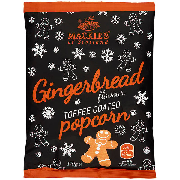 Mackie's of Scotland - Gingerbread Toffee Popcorn (155g) - Candy Bouquet of St. Albert