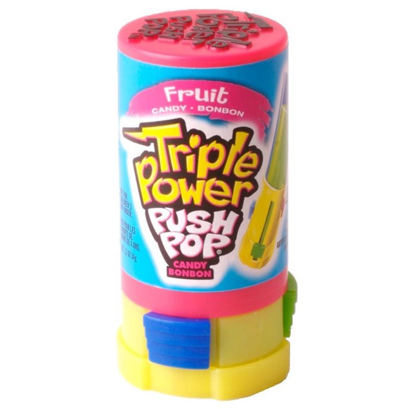 Topp's Triple Power Push Pop (34g) - Candy Bouquet of St. Albert