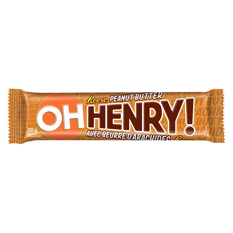 Reese® Peanut Butter Oh Henry! Bar (58g) - Candy Bouquet of St. Albert