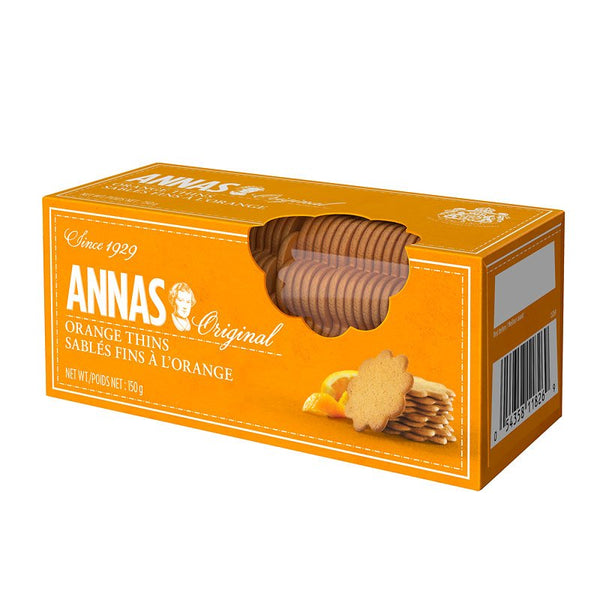 Annas Original Thin Biscuits - Orange (150g) - Candy Bouquet of St. Albert