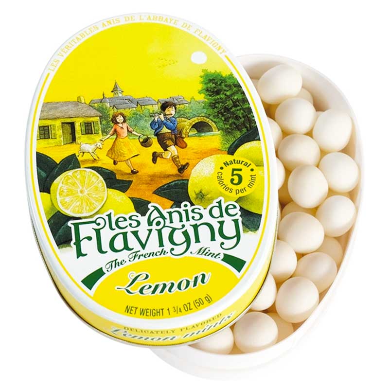 Les Anis de Flavigny - Lemon (50g) - Candy Bouquet of St. Albert