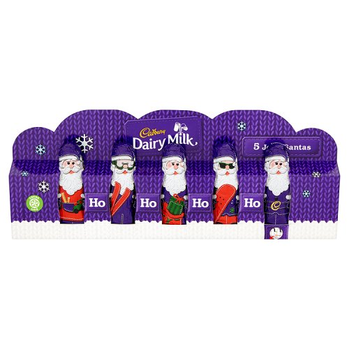 Cadbury® Dairy Milk Jolly Santas 5-pk (75g) - Candy Bouquet of St. Albert