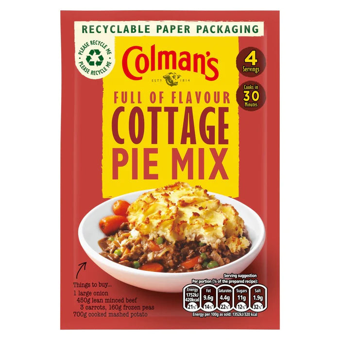 Colman's Sauce Mix - Cottage Pie Mix (45g) - Candy Bouquet of St. Albert