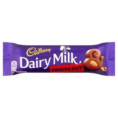 Cadbury® Dairy Milk Fruit & Nut (49g) Bar - Candy Bouquet of St. Albert