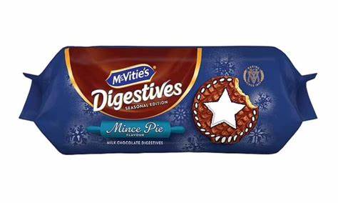 McVities Digestives - Mince Pie (243g) - Candy Bouquet of St. Albert