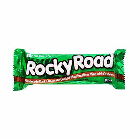 Annabelle's® Rocky Road Bar - Dark Chocolate Mint & Cashews (46g) - Candy Bouquet of St. Albert