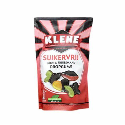 Klene Suikervrij Dropgums - Sugar-Free (105g) - Candy Bouquet of St. Albert