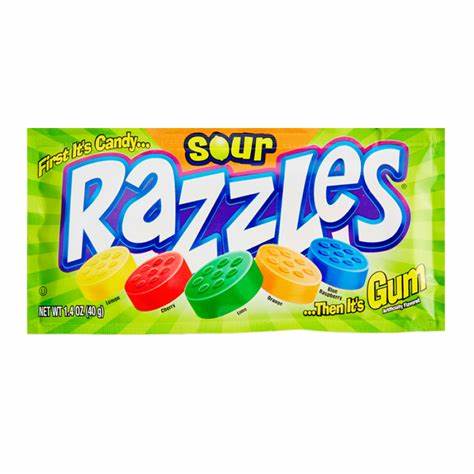 Razzles - Sour (40g) - Candy Bouquet of St. Albert