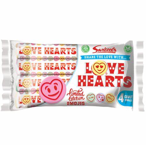 Swizzels Love Hearts Multipack - 4pk - Candy Bouquet of St. Albert