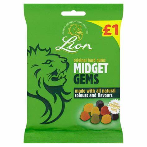 Lion Midget Gems (150g) - Candy Bouquet of St. Albert