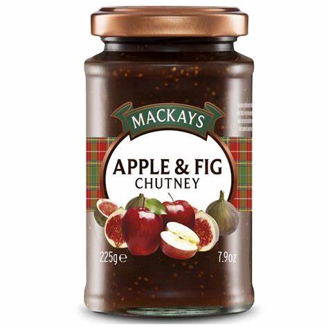 Mackays Apple & Fig Chutney (225g) - Candy Bouquet of St. Albert