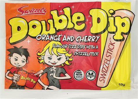 Swizzels Double Dip Orange & Cherry (19g) - Candy Bouquet of St. Albert