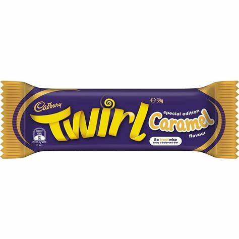 Cadbury® Twirl Caramel Bar - 2 Fingers (43g) - Candy Bouquet of St. Albert