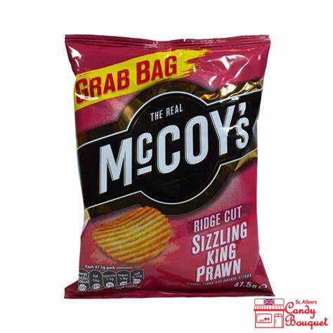 McCoy's Sizzling King Prawn (47.5g) - Candy Bouquet of St. Albert