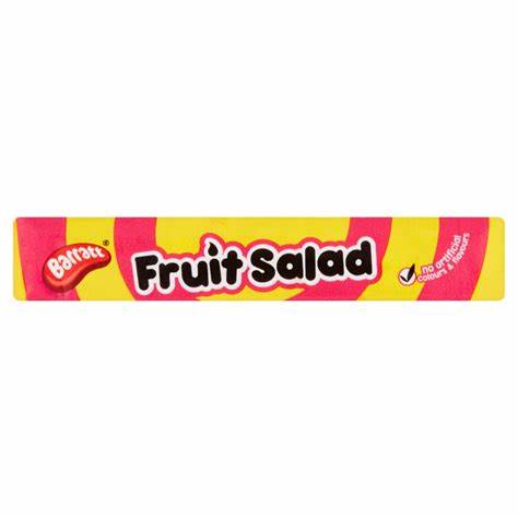 Barratt® Fruit Salad Flavour Chews - Roll (36g) - Candy Bouquet of St. Albert