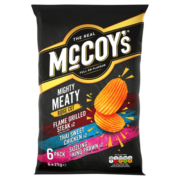 McCoy's Mighty Meaty Variety (6-Pack) - Candy Bouquet of St. Albert