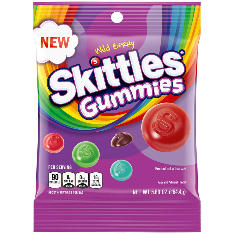 Skittles Gummies - Wild Berry (164.4g) - Candy Bouquet of St. Albert