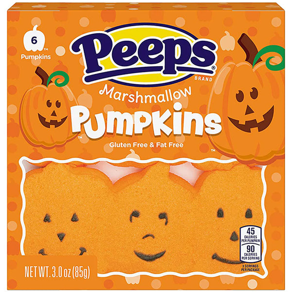 Peeps® Marshmallow 6-Pack - Pumpkins (85g) - Candy Bouquet of St. Albert