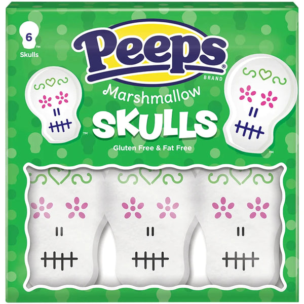 Peeps® Marshmallow 6-Pack - Skulls (85g) - Candy Bouquet of St. Albert