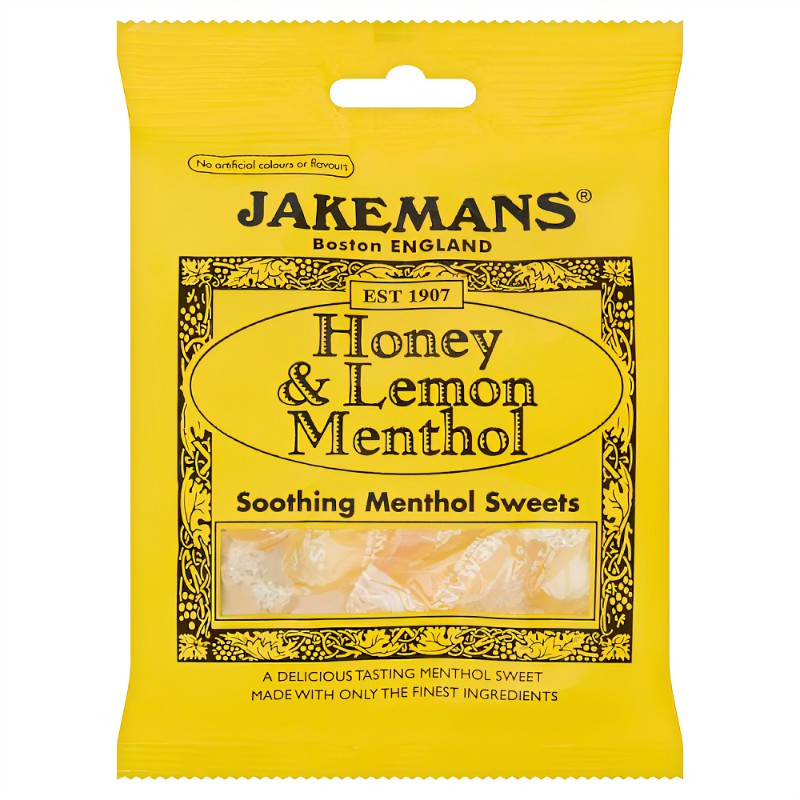 Jakemans Honey & Lemon Menthol (100g) - Candy Bouquet of St. Albert