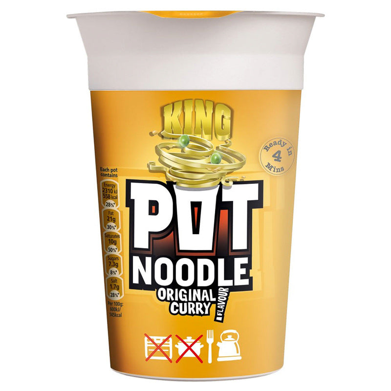 Pot Noodle King - Curry (114g) - Candy Bouquet of St. Albert