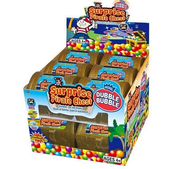 Dubble Bubble Surprise Pirate Chest (12g) - Candy Bouquet of St. Albert