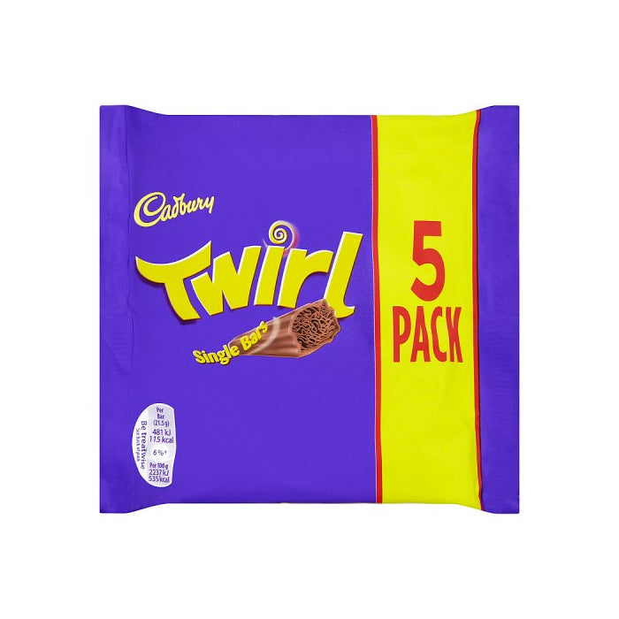 Cadbury® Twirl - 5 Pack (107.5g) - Candy Bouquet of St. Albert