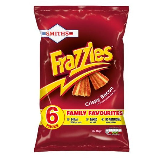Smith's Frazzles Bacon Crisps (6-Pack) - Candy Bouquet of St. Albert