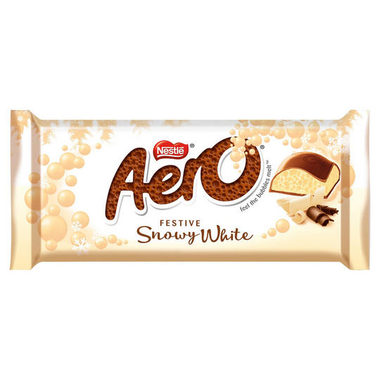 Nestlé® Aero Festive Block -  Snowy White (90g) - Candy Bouquet of St. Albert