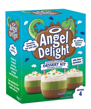 Angel Delight - Dinosaur Dessert Kit Chocolate (94g) - Candy Bouquet of St. Albert