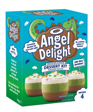 Angel Delight - Dinosaur Dessert Kit Chocolate (94g) - Candy Bouquet of St. Albert