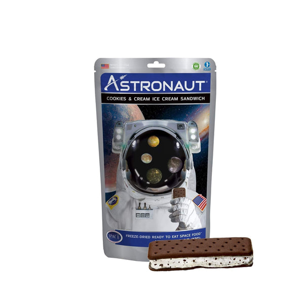 Astronaut Cookies & Cream Freeze-Dried Ice Cream Sandwich (37g)-Candy Bouquet of St. Albert