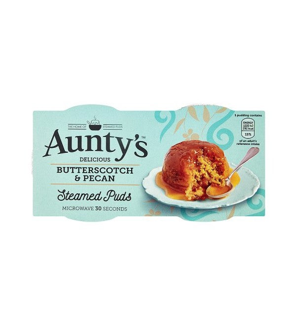 Aunty’s Steamed Puds - Butterscotch & Pecan (2x95g Pack) - Candy Bouquet of St. Albert