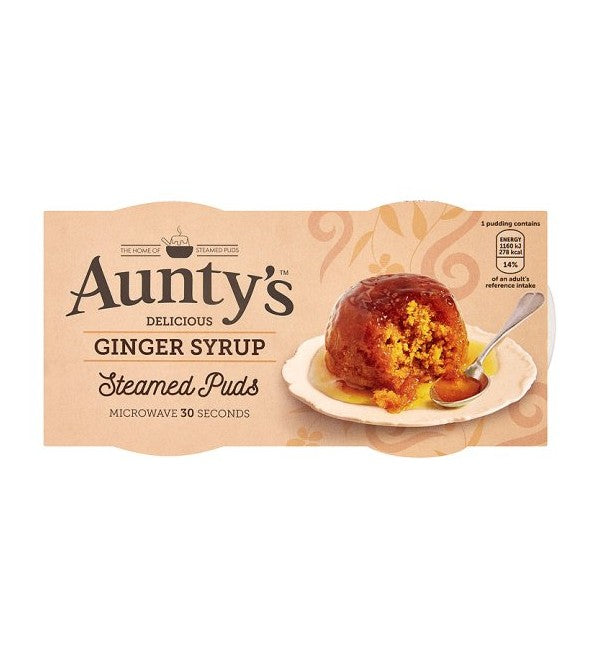 Aunty's Steamed Puds - Ginger Syrup (2x95g) - Candy Bouquet of St. Albert