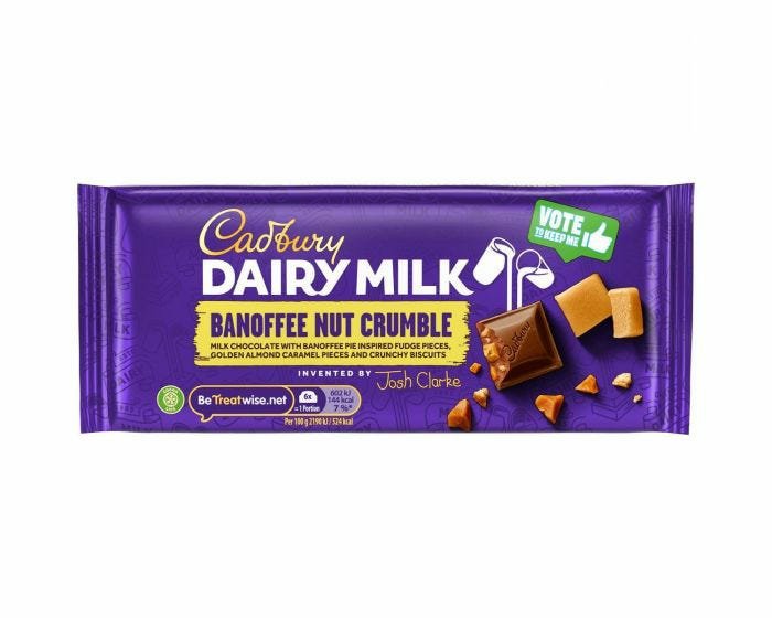 Cadbury® Dairy Milk Creations Banoffee Nut Crumble (110g) - Candy Bouquet of St. Albert