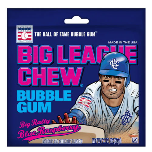 Big League Chew - Big Rally Blue Raspberry (60g) - Candy Bouquet of St. Albert