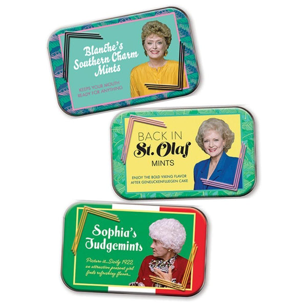 Golden Girls™ Cheesecake Shaped Mints w/ Tin (42g) - Candy Bouquet of St. Albert