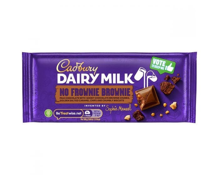 Cadbury® Dairy Milk No Frownie Brownie (110g) - Candy Bouquet of St. Albert