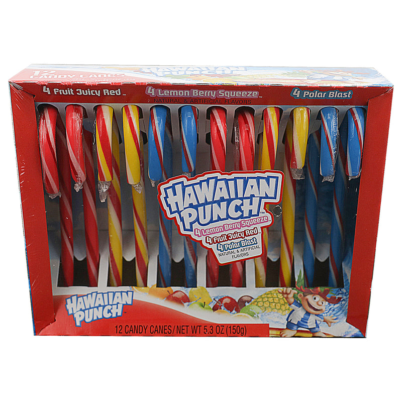 Hawaiian Punch Candy Canes (12 Count) - Candy Bouquet of St. Albert