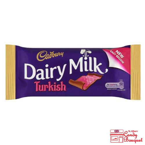 Cadbury Dairy Milk Turkish Delight (47g)-Candy Bouquet of St. Albert