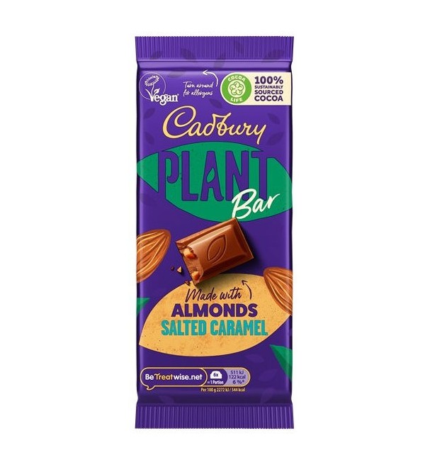 Cadbury® Vegan Plant Bar - Almonds & Salted Caramel (90g) - Candy Bouquet of St. Albert